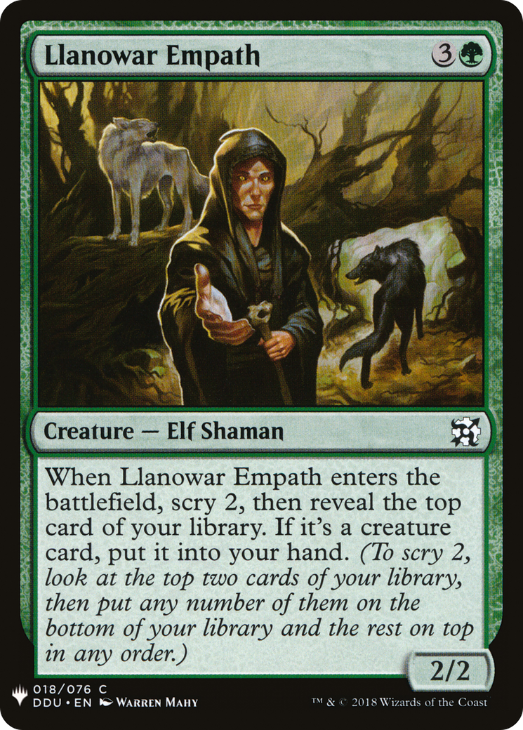 Llanowar Empath (LIST-DDU-18) [The List]