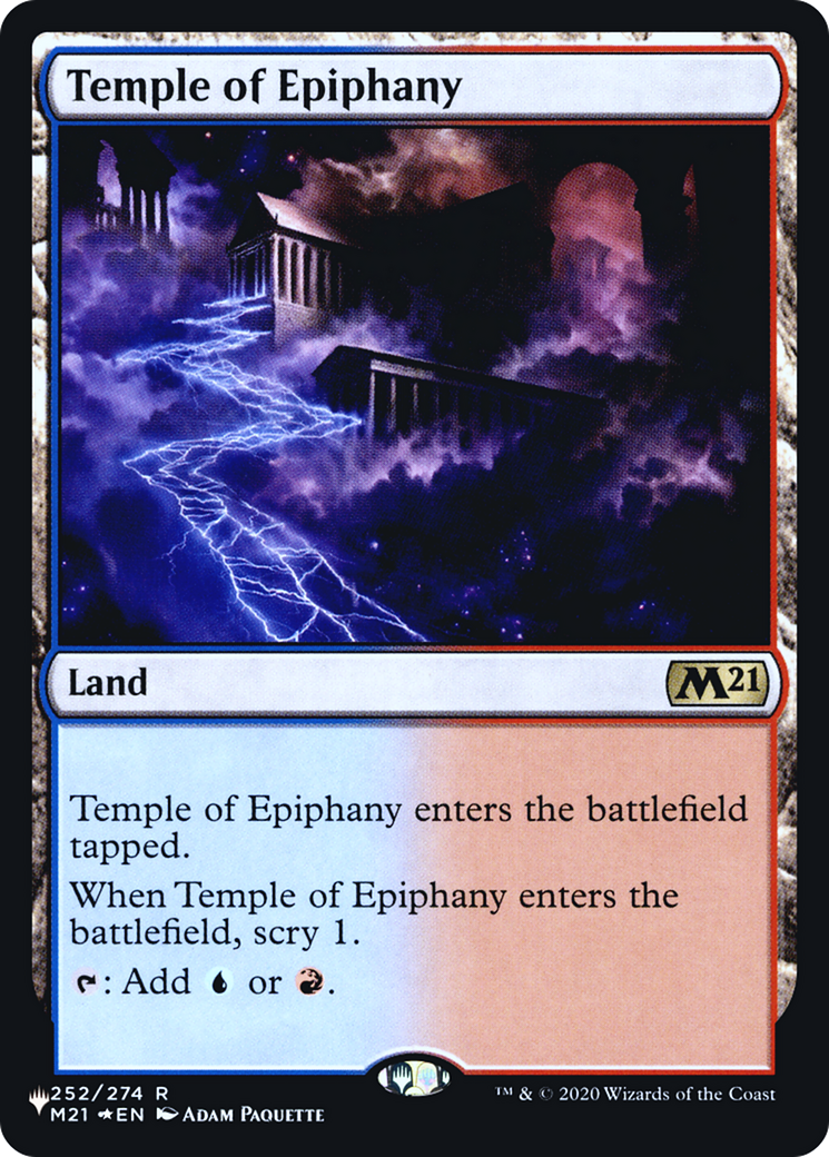 Temple of Epiphany (LIST-M21-252) [The List] Foil