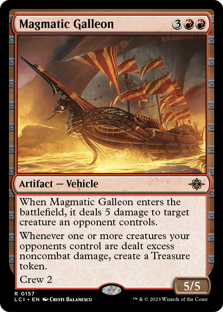 Magmatic Galleon (LCI-157) [The Lost Caverns of Ixalan]