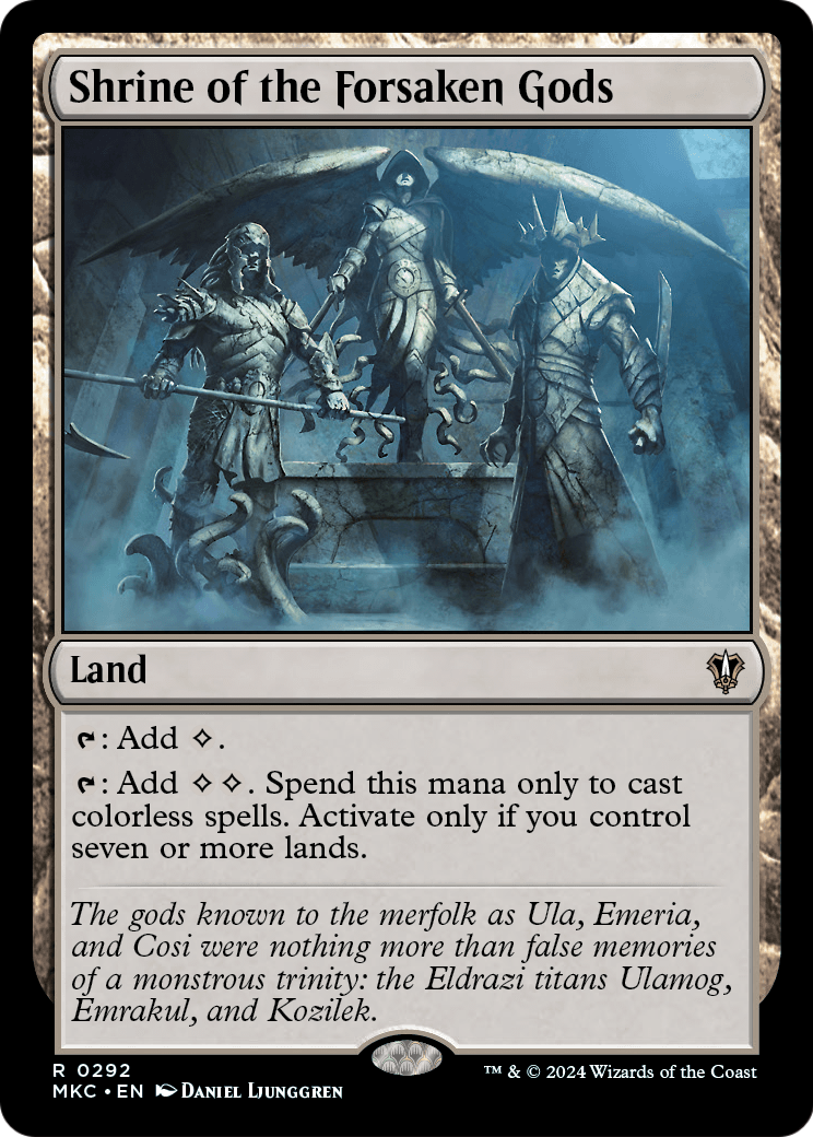 Shrine of the Forsaken Gods (MKC-292) [Murders at Karlov Manor Commander]