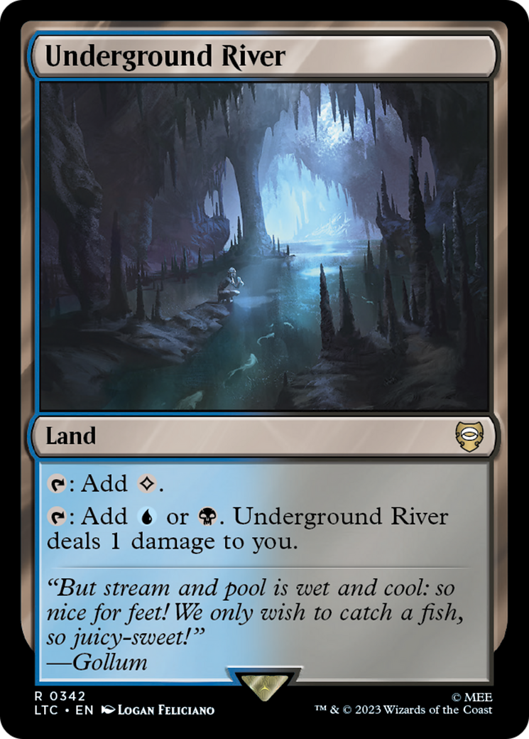 Underground River (LTC-342) [Tales of Middle-earth Commander]