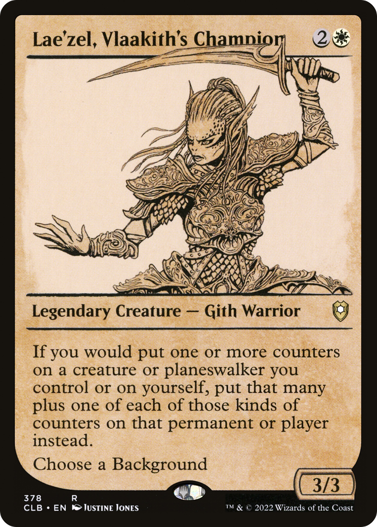 Lae'zel, Vlaakith's Champion (Showcase) (CLB-378) [Commander Legends: Battle for Baldur's Gate]