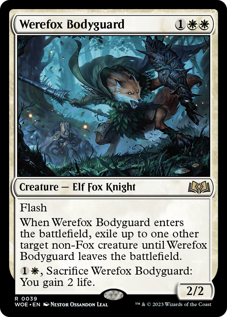 Werefox Bodyguard (WOE-039) [Wilds of Eldraine] Foil