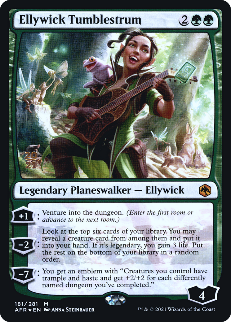Ellywick Tumblestrum (PRE-181S) [Adventures in the Forgotten Realms Promos] Foil