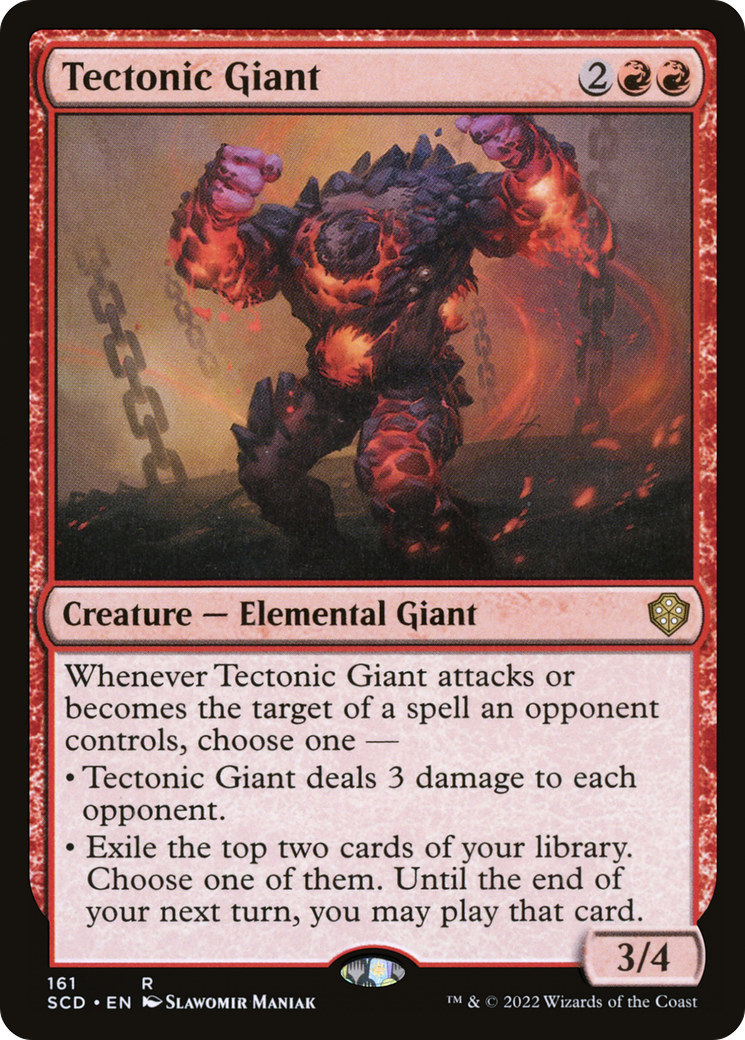 Tectonic Giant (SCD-161) [Starter Commander Decks]