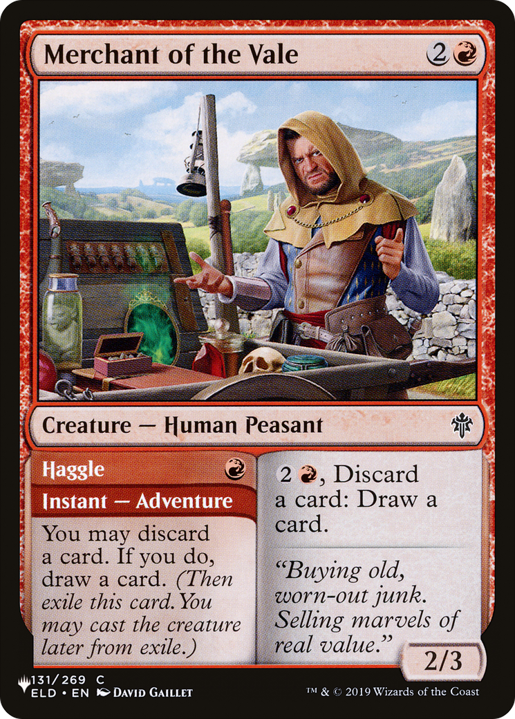 Merchant of the Vale // Haggle (LIST-ELD-131) [The List]