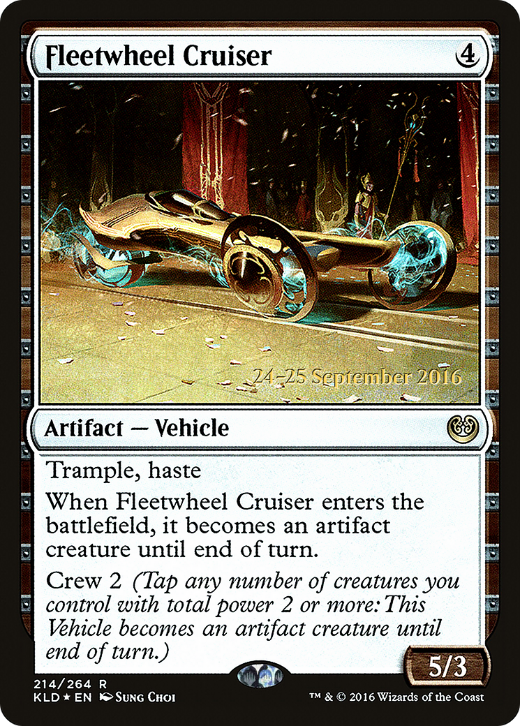 Fleetwheel Cruiser (PRE-214S) [Kaladesh Promos] Foil