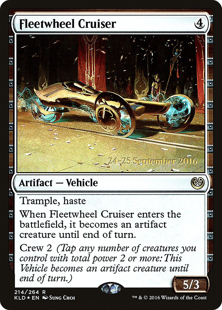Fleetwheel Cruiser (PRE-214S) [Kaladesh Promos] Foil