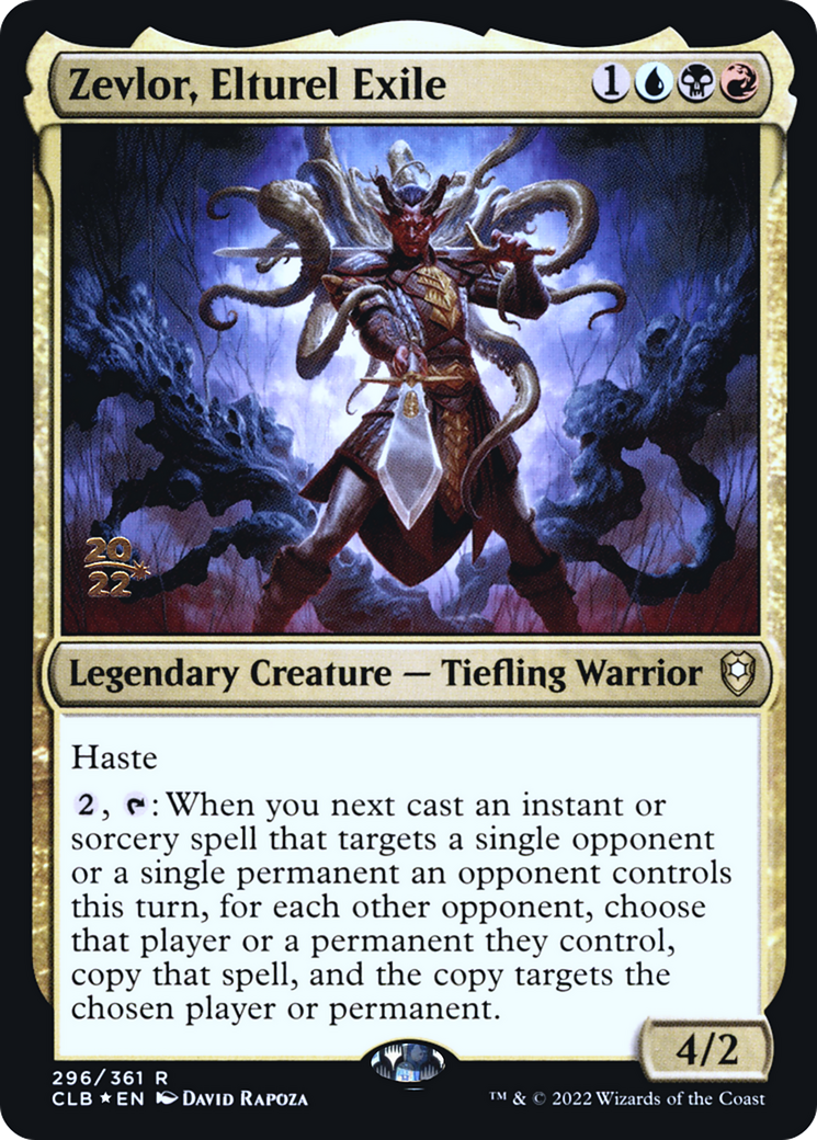 Zevlor, Elturel Exile (PRE-296) [Battle for Baldur's Gate Promos] Foil