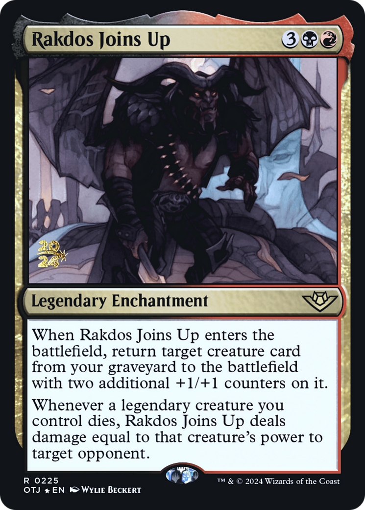 Rakdos Joins Up (PRE-225S) [Outlaws of Thunder Junction Promos] Foil
