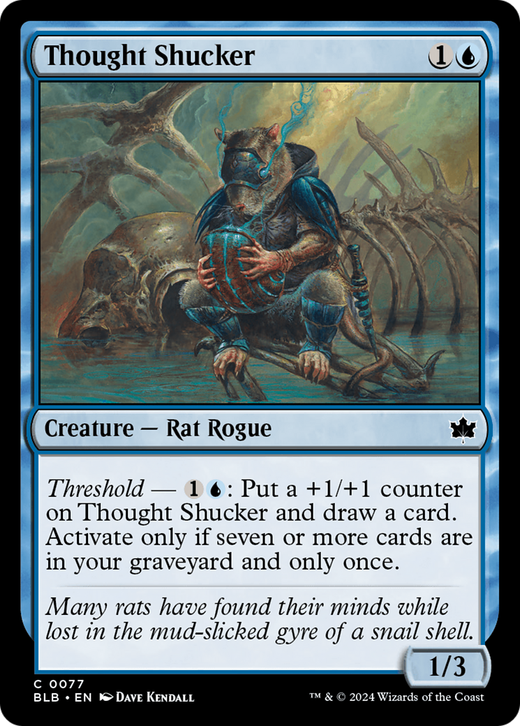 Thought Shucker (BLB-077) [Bloomburrow] Foil