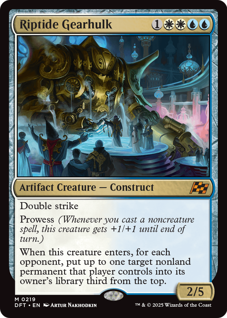 Riptide Gearhulk (DFT-219) [Aetherdrift] Foil