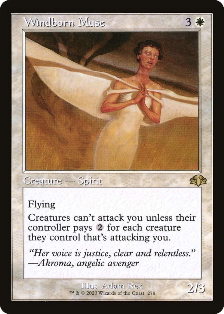 Windborn Muse (DMR-278) [Dominaria Remastered] Foil