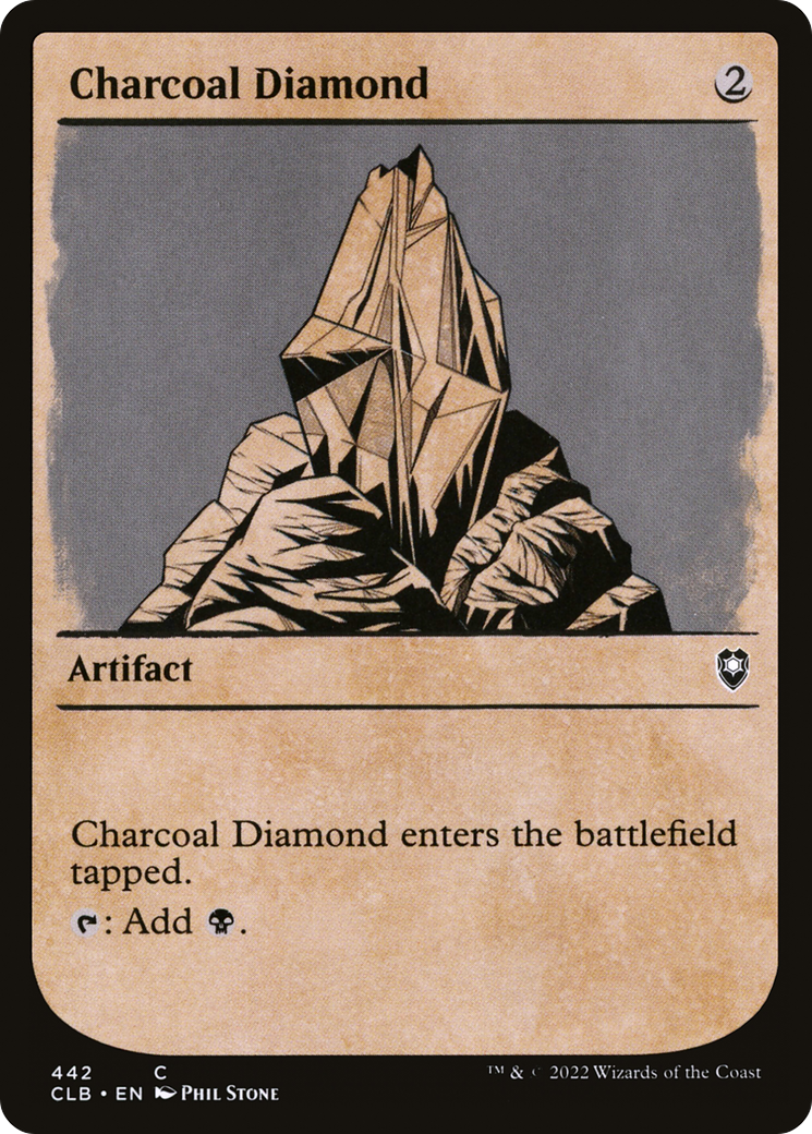 Charcoal Diamond (Showcase) (CLB-442) [Commander Legends: Battle for Baldur's Gate]