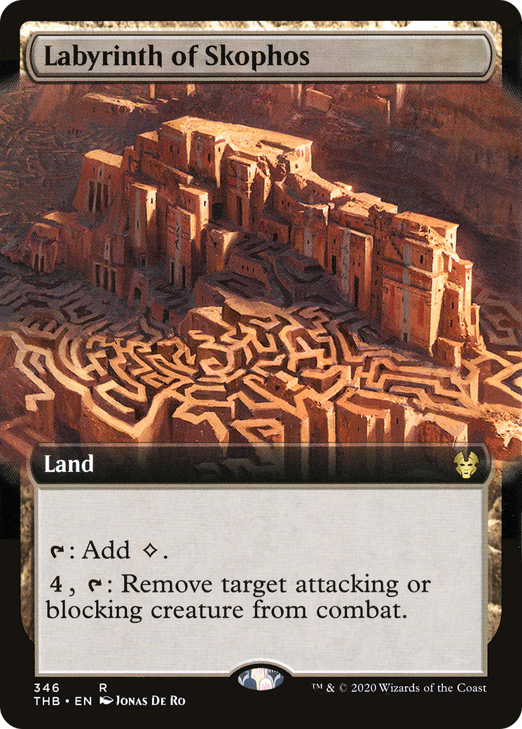 Labyrinth of Skophos (THB-346) [Theros Beyond Death]: (Extended Art) Foil