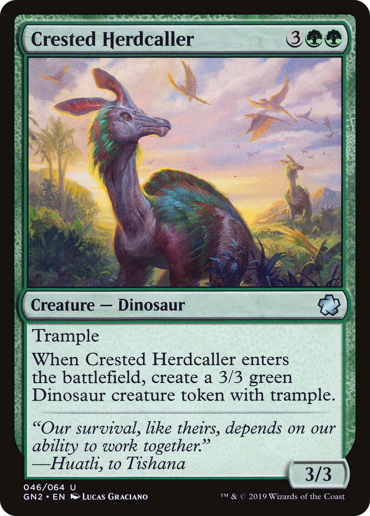 Crested Herdcaller (GN2-046) [Game Night 2019]