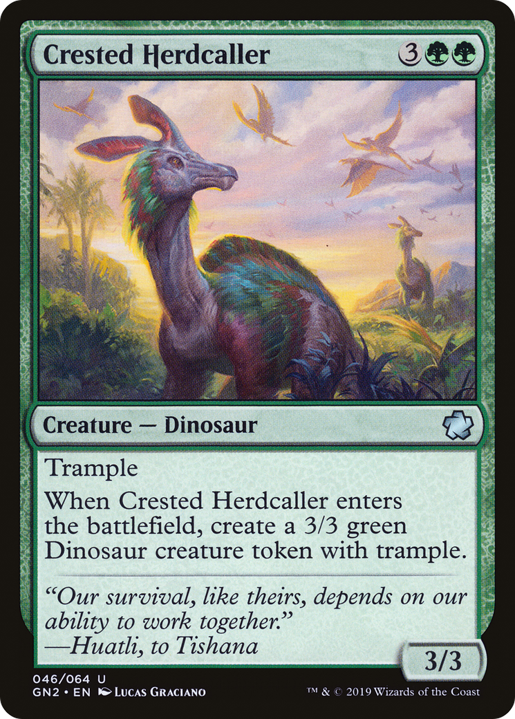 Crested Herdcaller (GN2-046) [Game Night 2019]