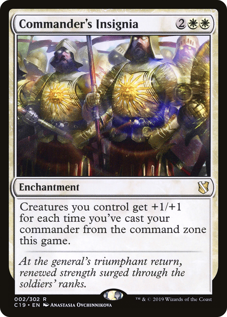 Commander's Insignia (C19-002) [Commander 2019]