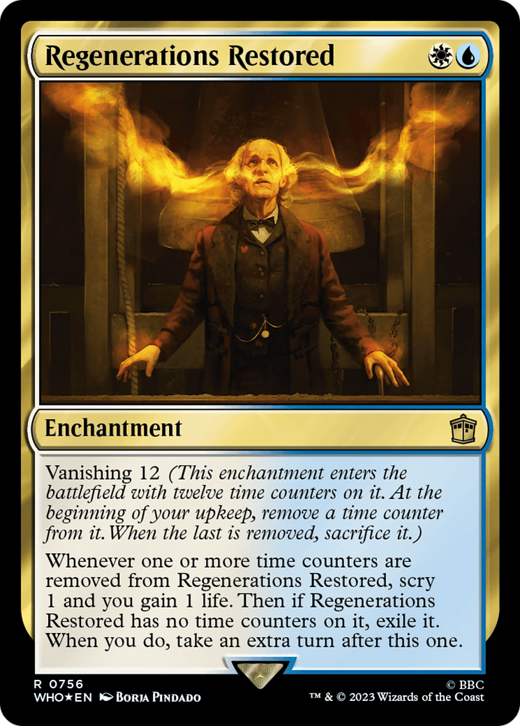 Regenerations Restored (WHO-756) [Doctor Who] Foil