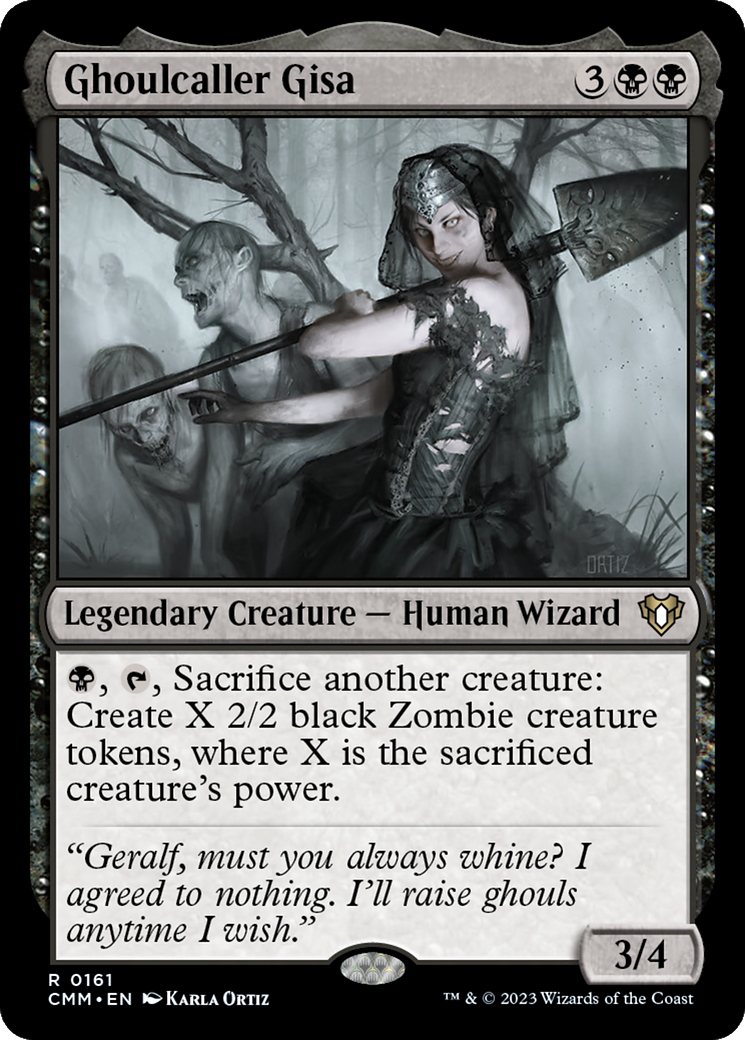 Ghoulcaller Gisa (CMM-161) [Commander Masters] Foil