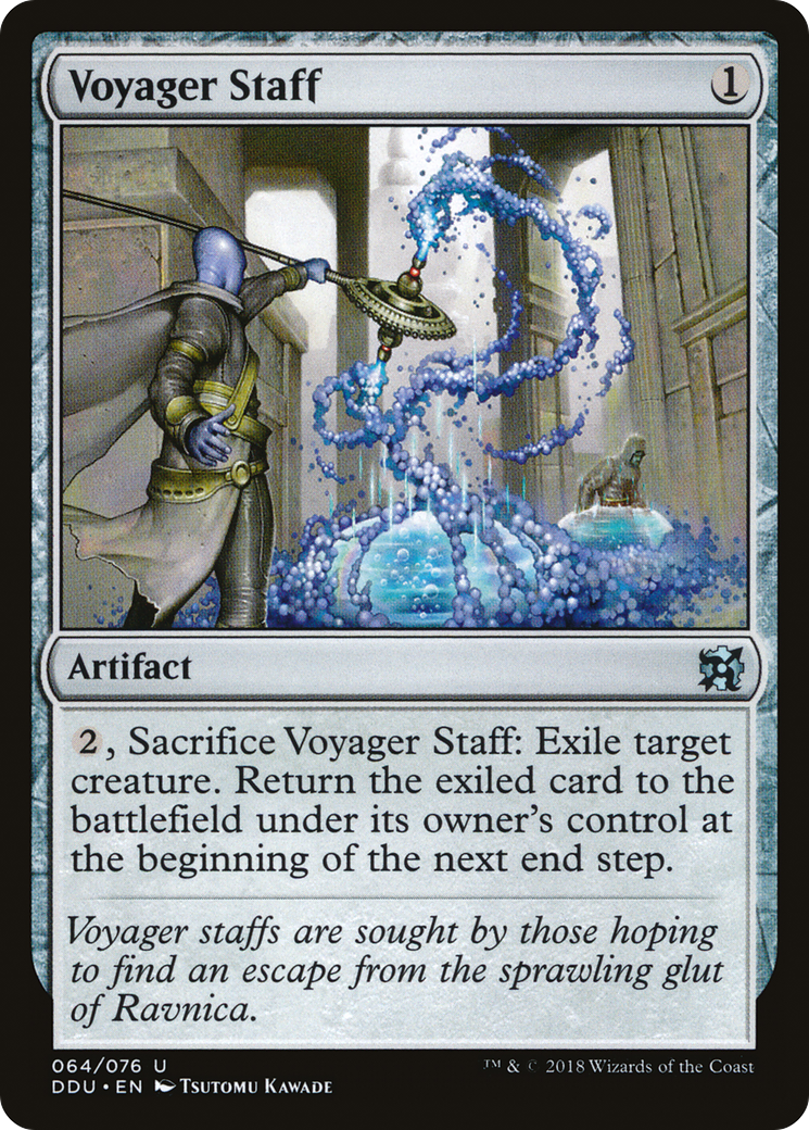 Voyager Staff (DDU-064) [Duel Decks: Elves vs. Inventors]