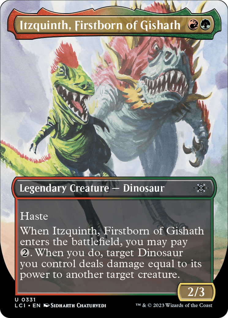 Itzquinth, Firstborn of Gishath (LCI-331) [The Lost Caverns of Ixalan] (Borderless)