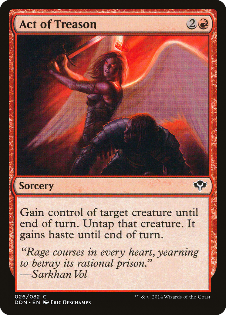 Act of Treason (DDN-026) [Duel Decks: Speed vs. Cunning]