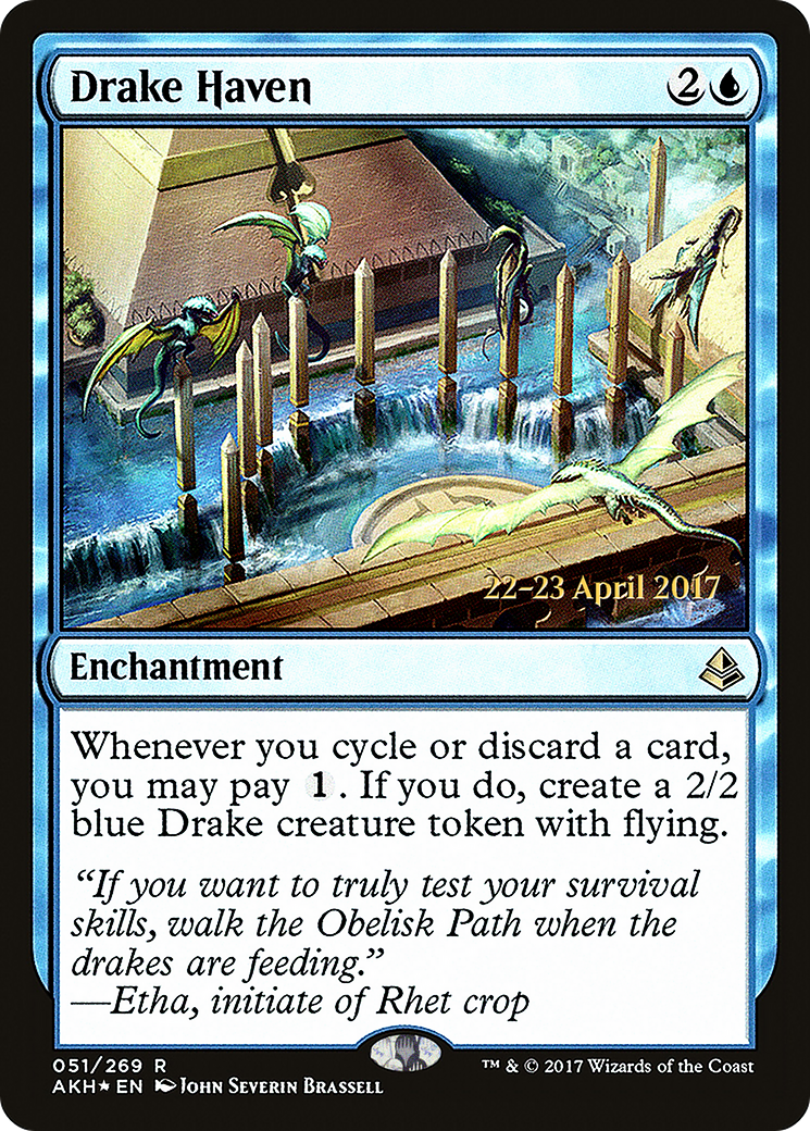 Drake Haven (PRE-51S) [Amonkhet Promos] Foil
