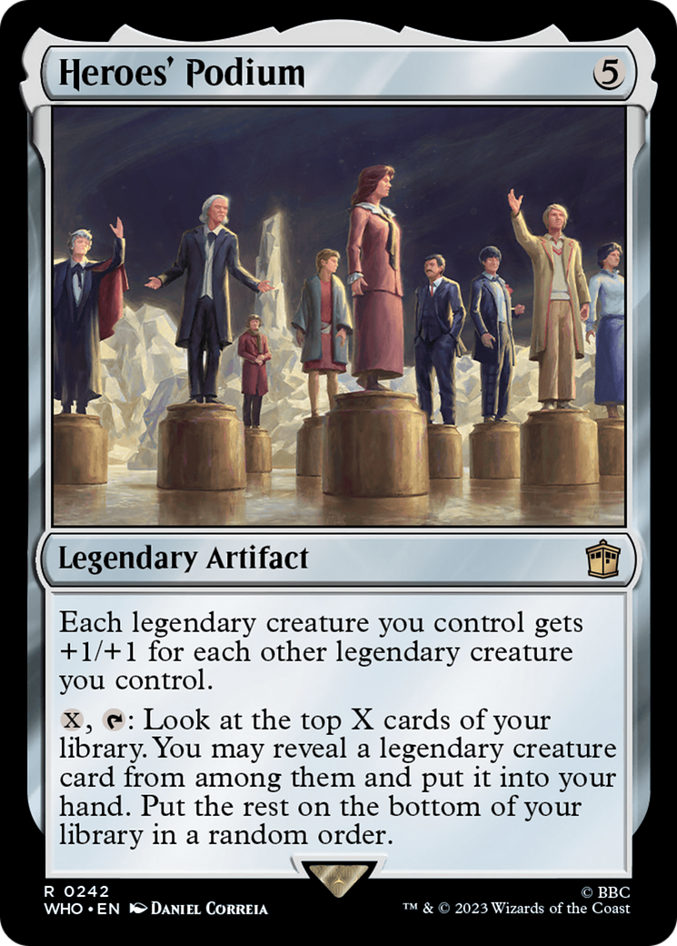 Heroes' Podium (WHO-242) [Doctor Who] Foil