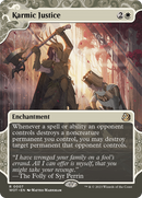 Karmic Justice (WOT-007) [Wilds of Eldraine: Enchanting Tales]: (Showcase) (Borderless)