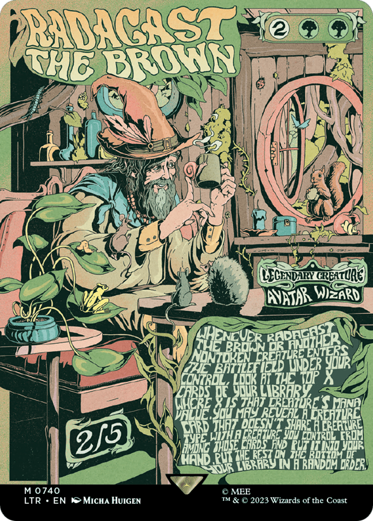 Radagast the Brown (LTR-740) [The Lord of the Rings: Tales of Middle-earth] (Borderless) Foil