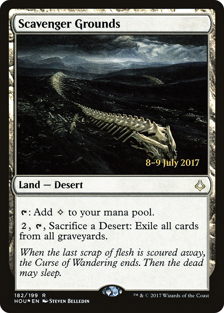 Scavenger Grounds (PRE-182S) [Hour of Devastation Promos] Foil