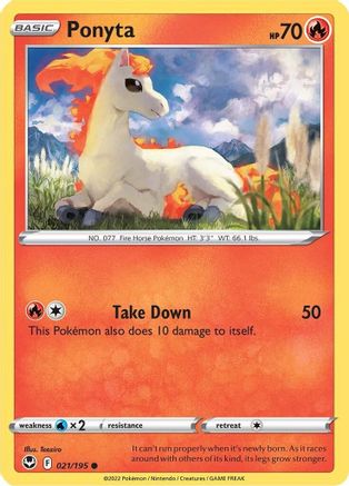 Ponyta 21/195 - [SWSH12 Silver Tempest]