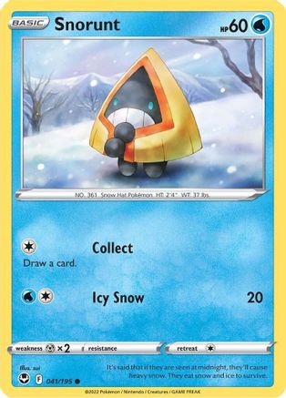 Snorunt 41/195 - [SWSH12 Silver Tempest]