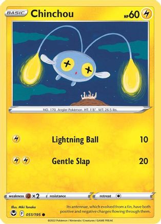 Chinchou 51/195 - [SWSH12 Silver Tempest]