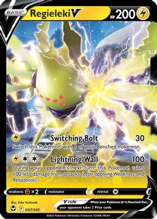 Regieleki V 57/195 - [SWSH12 Silver Tempest] Holofoil