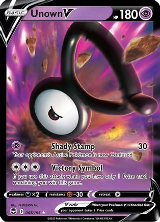 Unown V 65/195 - [SWSH12 Silver Tempest] Holofoil