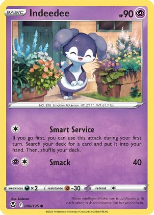 Indeedee 86/195 - [SWSH12 Silver Tempest] Reverse Holofoil