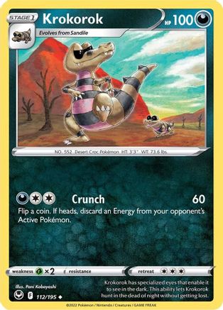 Krokorok 112/195 - [SWSH12 Silver Tempest]