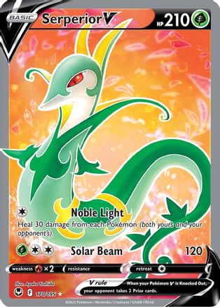 Serperior V (Full Art) 170/195 - [SWSH12 Silver Tempest] Holofoil