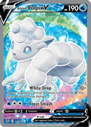 Alolan Vulpix V (Full Art) 173/195 - [SWSH12 Silver Tempest] Holofoil