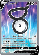Unown V (Full Art) 176/195 - [SWSH12 Silver Tempest] Holofoil