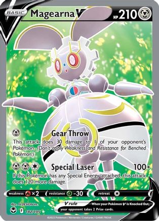Magearna V (Full Art) 182/195 - [SWSH12 Silver Tempest] Holofoil
