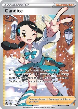 Candice (Full Art) 189/195 - [SWSH12 Silver Tempest] Holofoil