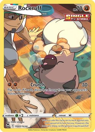 Rockruff TG07/30 - [SWSH12 Silver Tempest Trainer Gallery] Holofoil