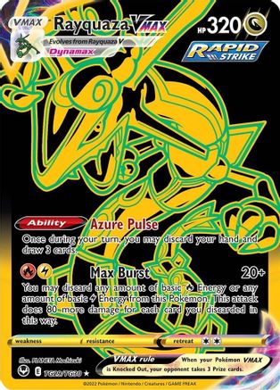 Rayquaza VMAX (Secret) TG29/30 - [SWSH12 Silver Tempest Trainer Gallery] Holofoil