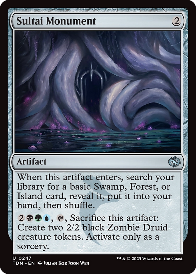 Sultai Monument (TDM-247) [Tarkir: Dragonstorm] Foil