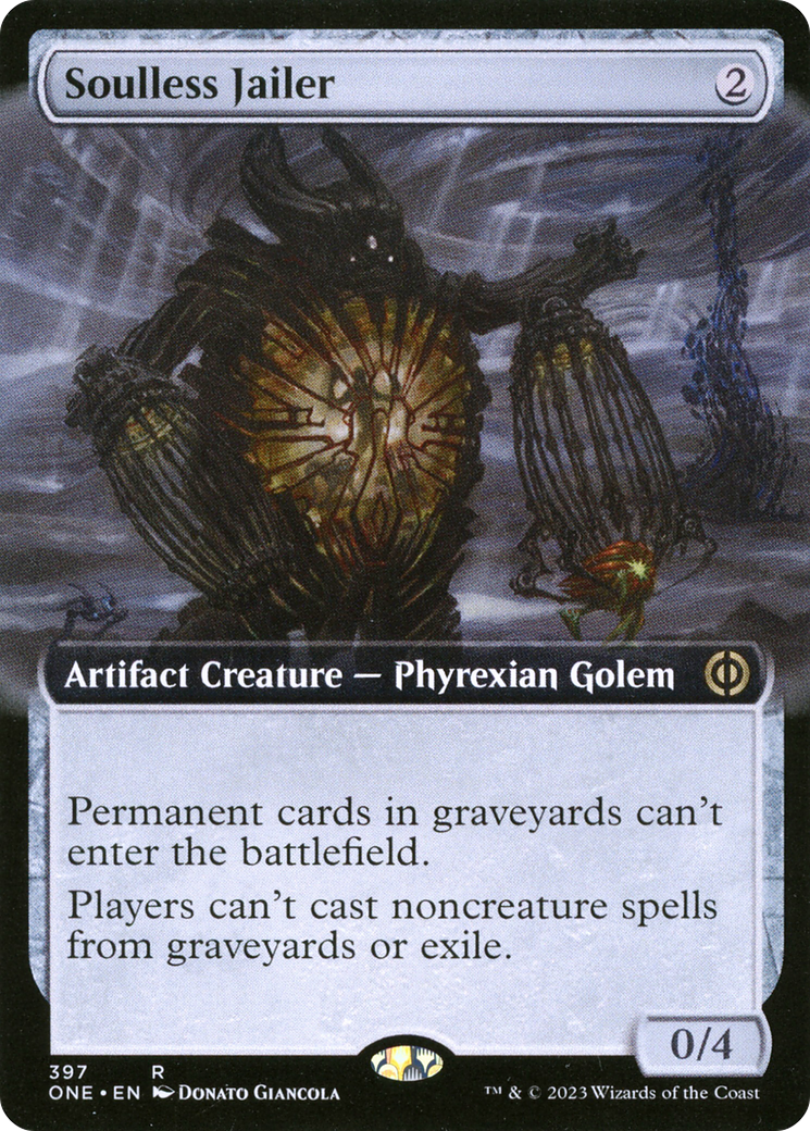 Soulless Jailer (ONE-397) [Phyrexia: All Will Be One]: (Extended Art)
