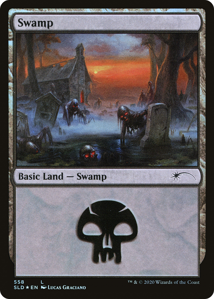 Swamp (SLD-558) [Secret Lair Drop] Foil
