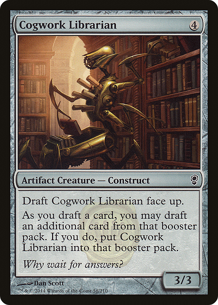 Cogwork Librarian (CNS-058) [Conspiracy] Foil